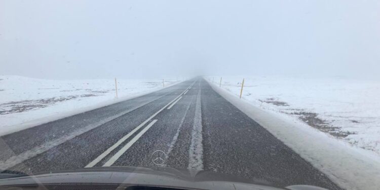 Snjóaði hressilega sunnan- og suðvestanlands