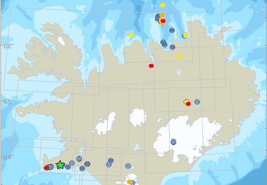 Jarð­skjálftar við Grinda­vík og Kleifarvatn