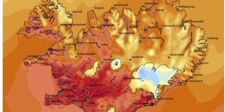 Hiti að 18 stigum og hlýrra um helgina