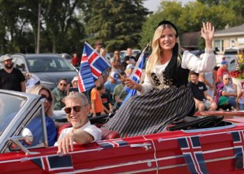 Áslaug Arna á Íslendingadeginum í Gimli