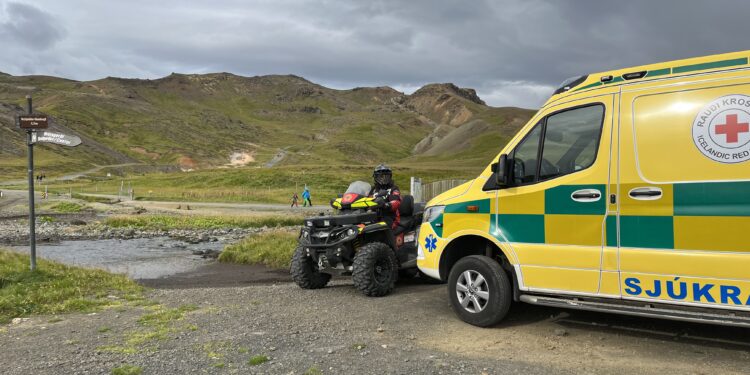 þrjú útköll inn í Reykjadal