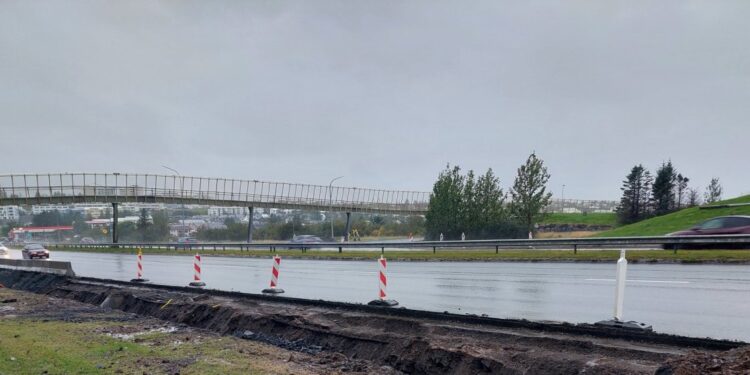 Tafir á framkvæmdum á Hafnarfjarðarvegi