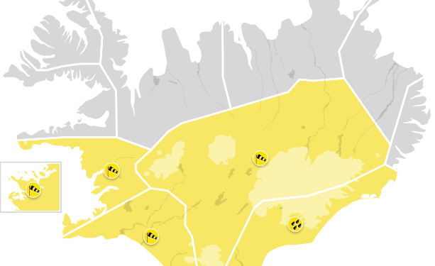 Dregur úr vindi en bætir í úrkomu