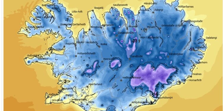 Líklega verður víða frost í nótt