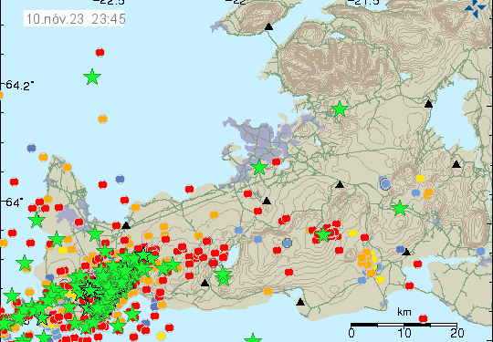 Grindavík rýmd og neyðarstig í gildi