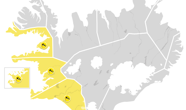 Hvassviðri eða stormur með dimmum éljum – Höfuðborgarsvæðið, Suðurland, Faxaflói og Breiðafjörður
