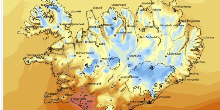 Lægð dólar sér austur með suðurstöndinni