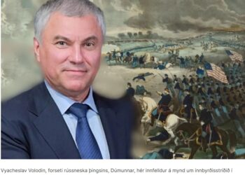 Forseti rússnesku Dúmunnar: Bandaríkin eru á barmi innanlandsstyrjaldar