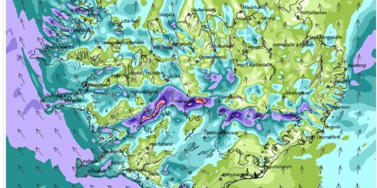 Önnur lægð nálgast landið