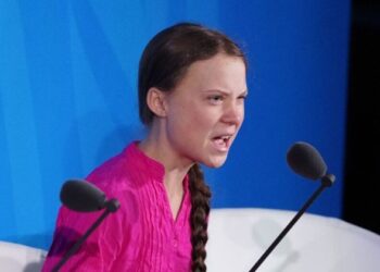 Greta Thun­berg hand­tek­in