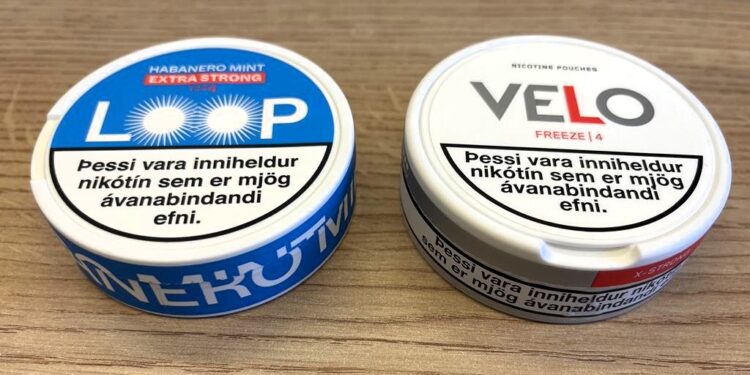 Hyggjast banna sölu á nikótínpúðum