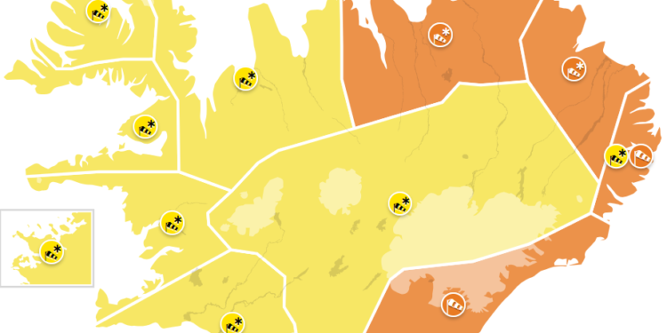 Veðurviðvaranir fyrir allt landið – Óvissa um færð