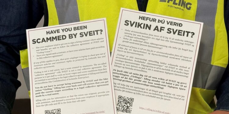 Eflinga varar við svikamyllu – Gervistéttarfélagi beitt til að skerða kjör starfsfólks