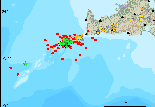 Skjálftinn fannst vel á SV-horninu