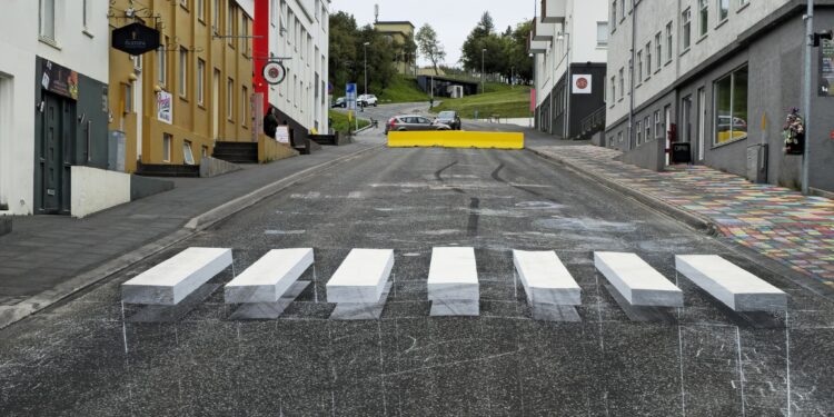 Þrívíddargangbraut á Akureyri