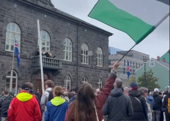 ,,Til­raun til að niður­lægja ís­lensku þjóðina og hrein van­v­irðing við þjóðfán­ann”