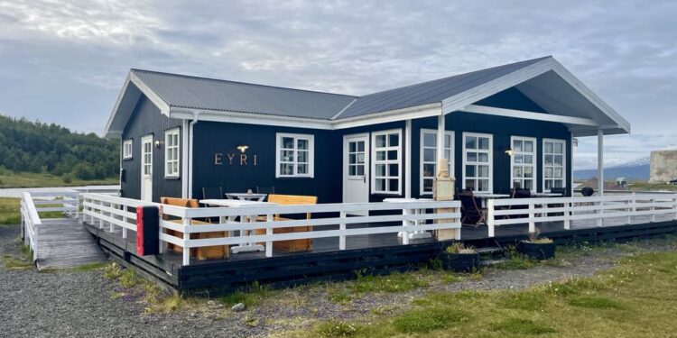 Veitingahúsið Eyri er fimm stjörnu og er við Hjalteyri