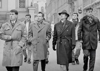 Í fremstu víglínu frétta Stöðvar 2 í Eystrasaltslöndunum 1991 …