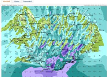 Gul viðvörun – Fellibylur út af Vestmannaeyjum