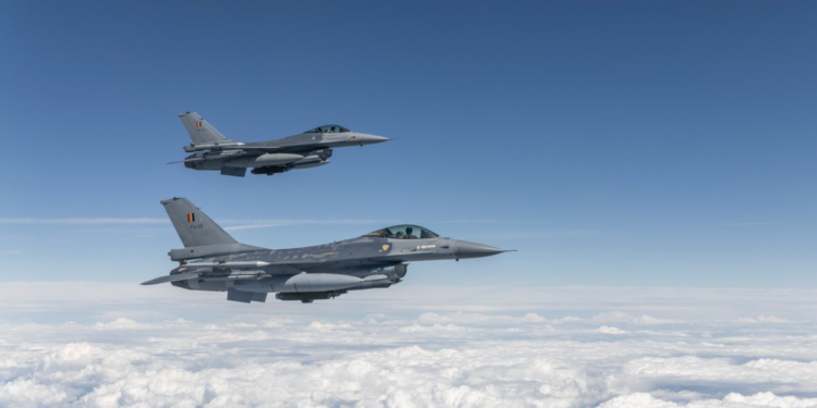 Belgíski flugherinn annast loftrýmisgæslu NATO hér á landi