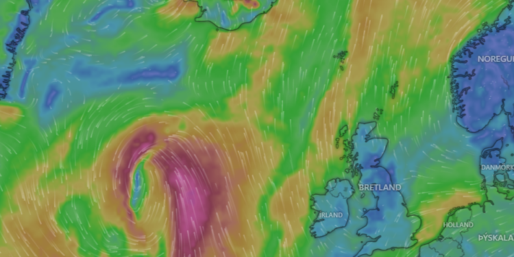 Röð lægða nálgast landið