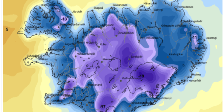 Hiti 0 til 6 stig en allt annað veður framundan