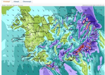 Viðvörun – Frost um allt land og rok framundan