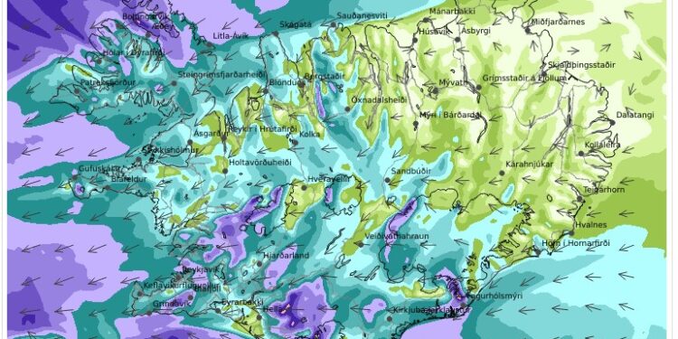 Næsta lægð er væntanleg