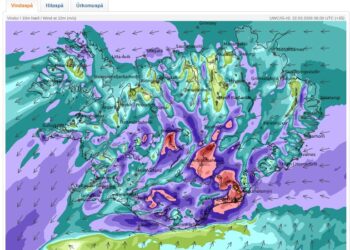 Djúp og kröpp lægð og önnur á leiðinni