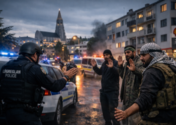 Lögreglumenn staðfestu tengsl við Hamas hryðjuverkasamtökin