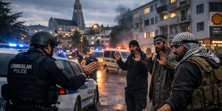 Lögreglumenn staðfestu tengsl við Hamas hryðjuverkasamtökin